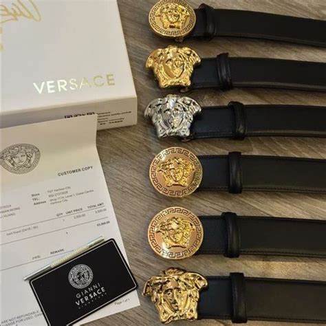 how to know if versace belt is real|Versace certificate of authenticity number.